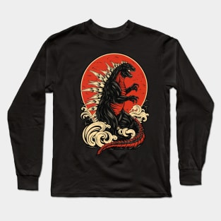 Gojira wave Long Sleeve T-Shirt